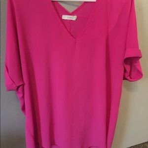 Cute hot pink blouse